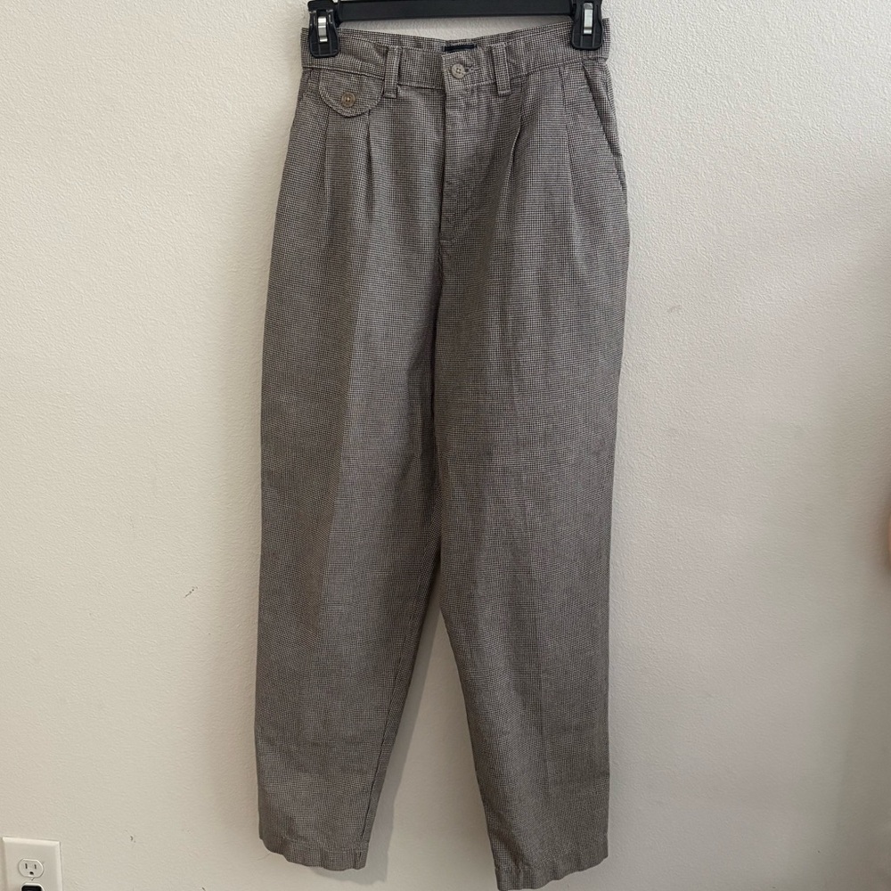 Lee Black and White Checkered Pants